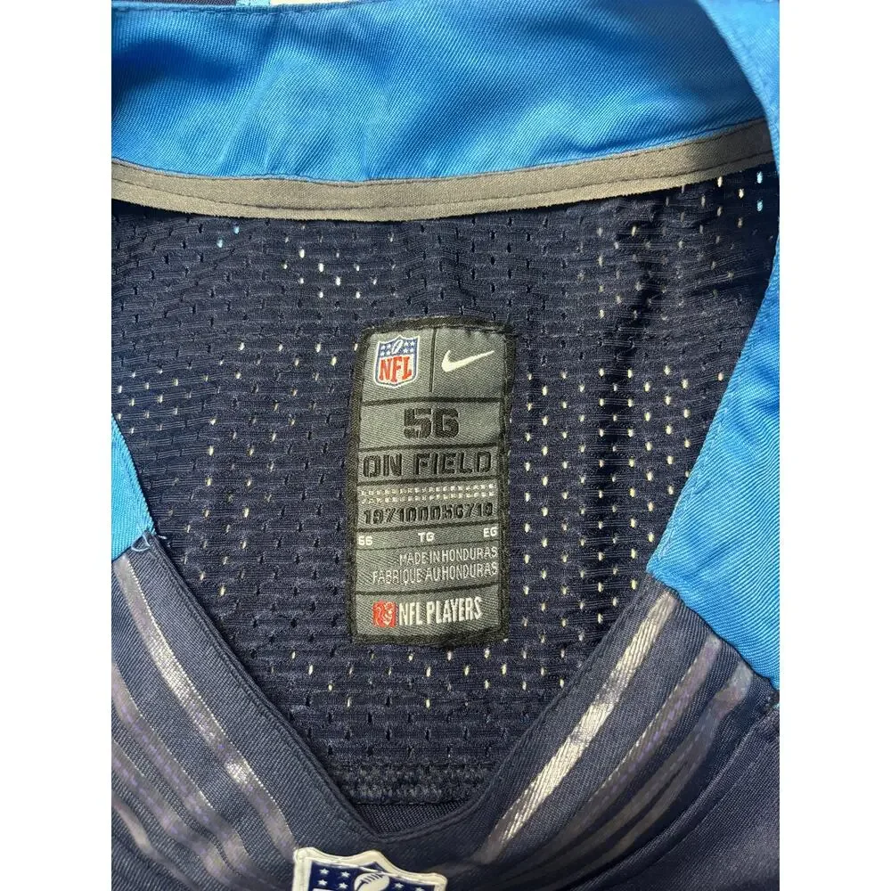 Tennessee Titans Size 56 Marcus Mariota #8 Nike On Field NFL Jersey Blue Sports